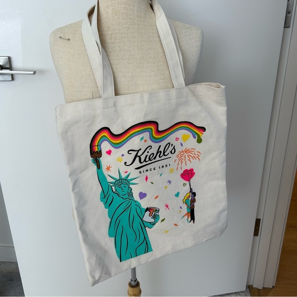 Kiehl's Handbags - Kiehls New York Canvas Tote Bag